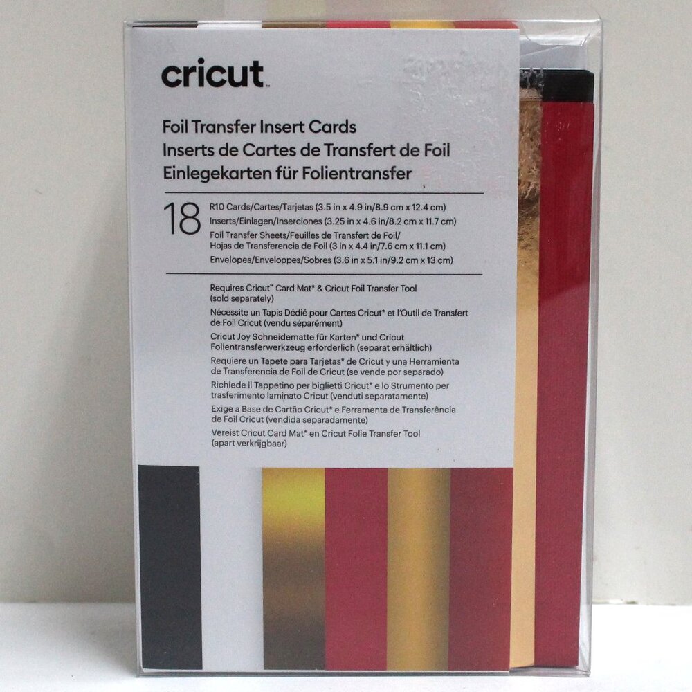Cricut 18 Count R-10 Foil Transfer Insert Cards